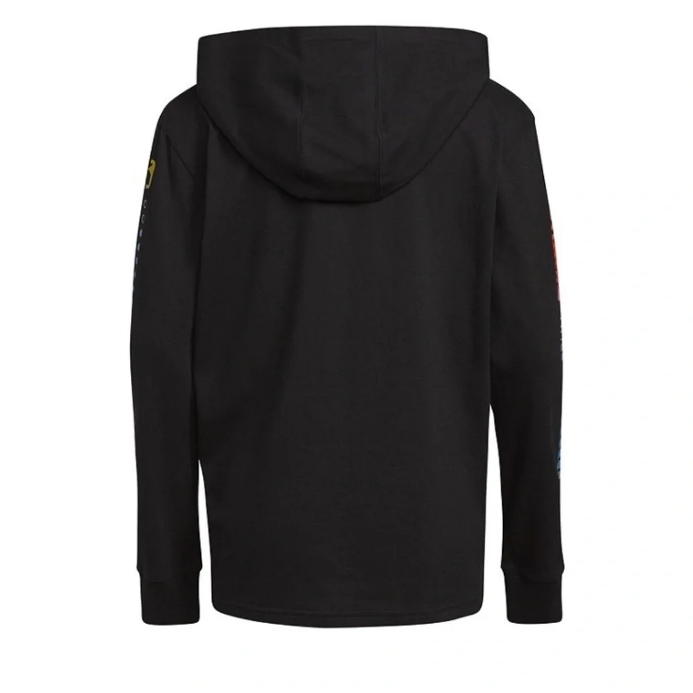 Adidas Exit Game On Hooded Long Sleeve Tee X-L (18/20) Black